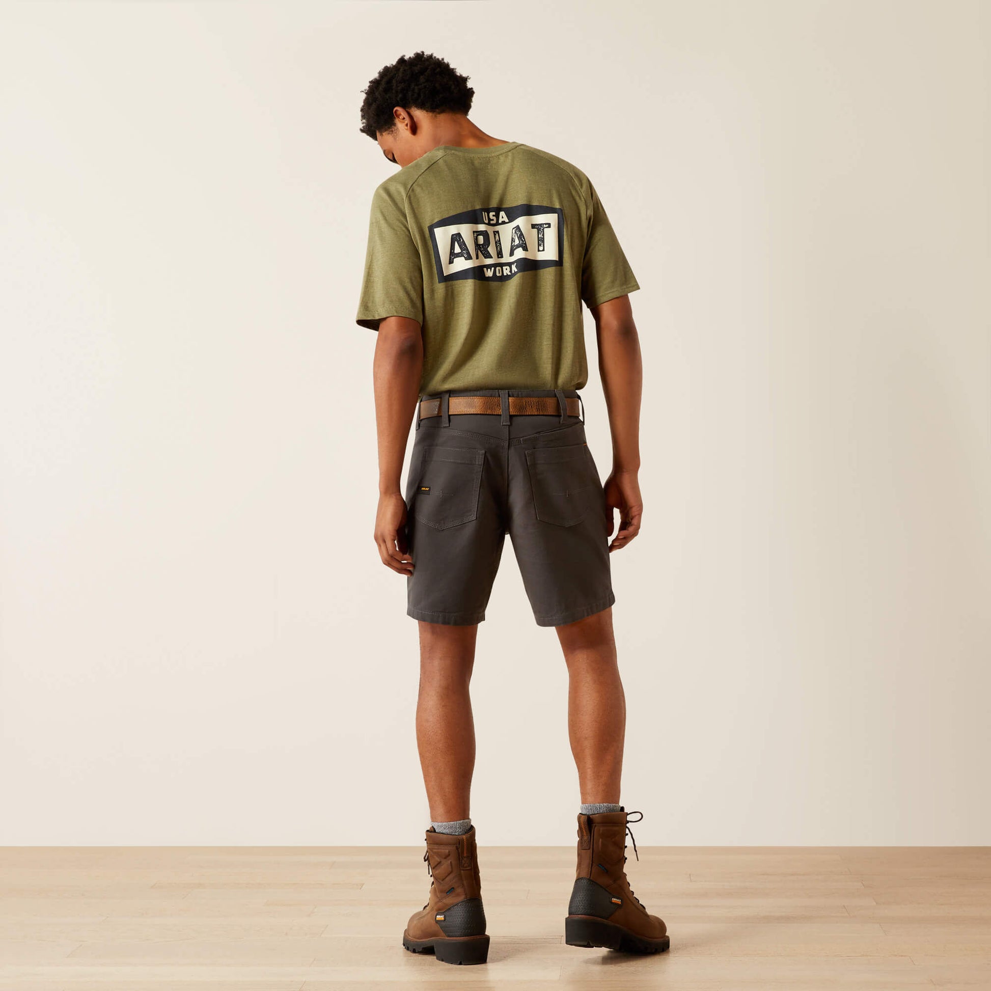Ariat Rebar DuraStretch Made Tough 8" Short
