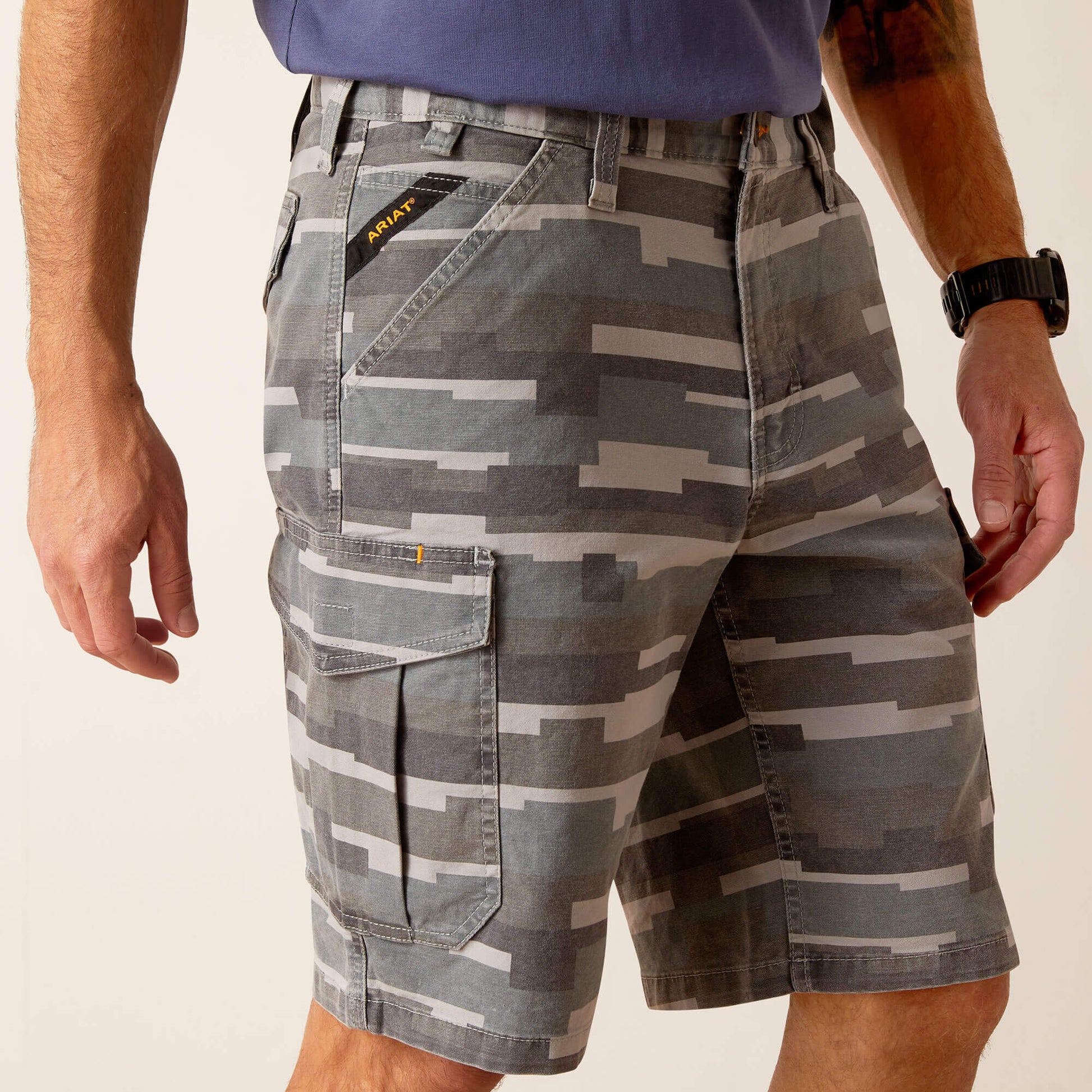 Ariat Rebar DuraStretch Made Tough Cargo 11" Short