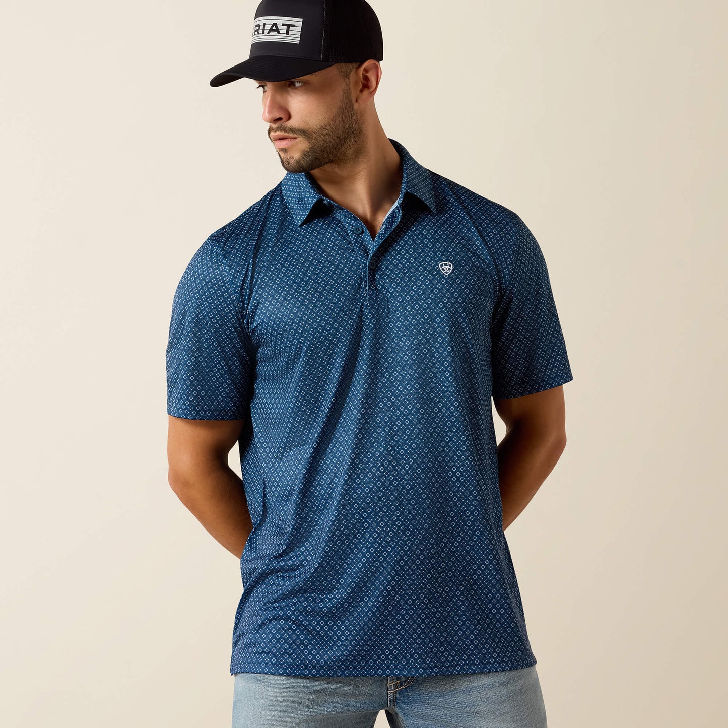 Ariat All Over Print Classic Fit Polo