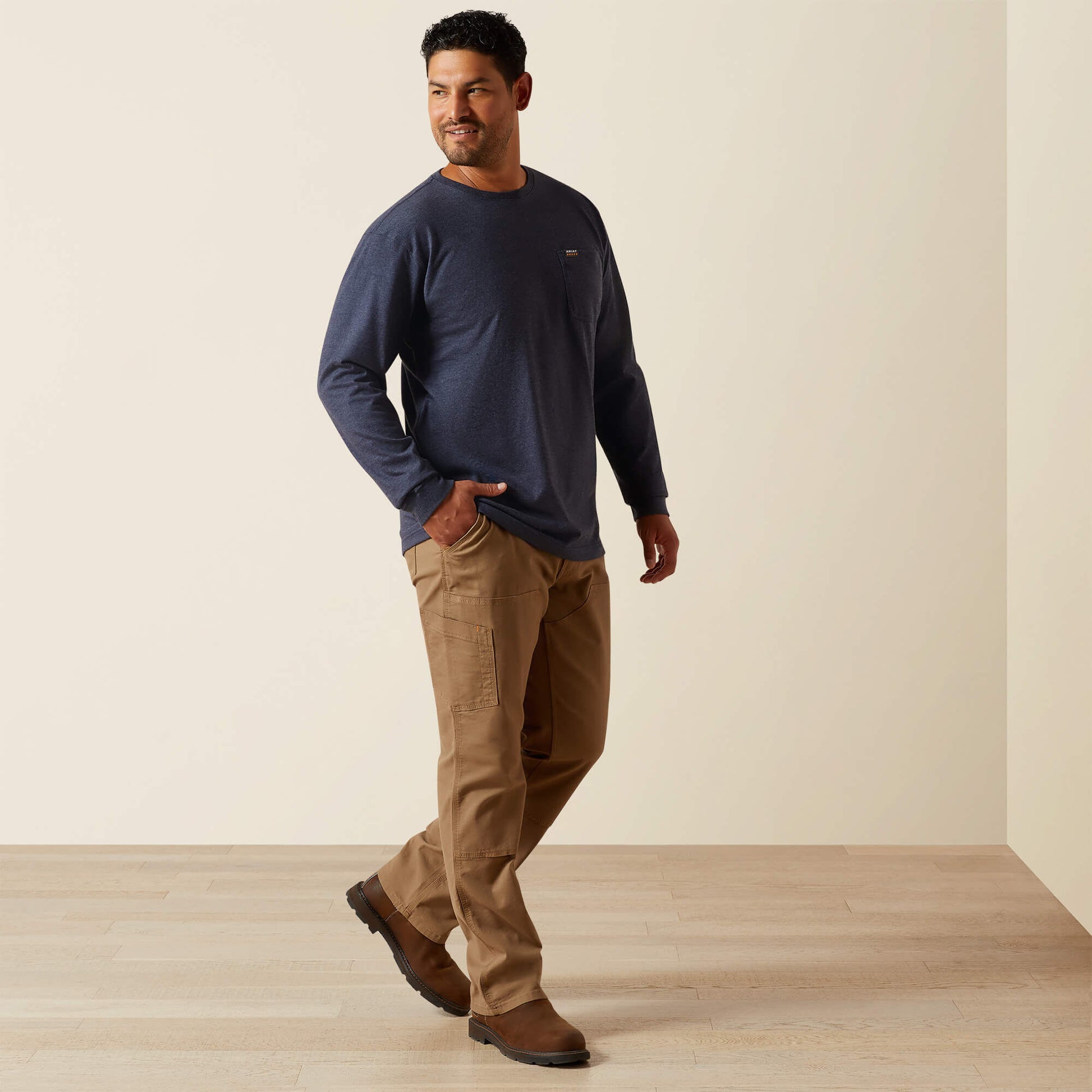 Ariat Rebar Cotton Strong Standard Logo Pocket T-Shirt