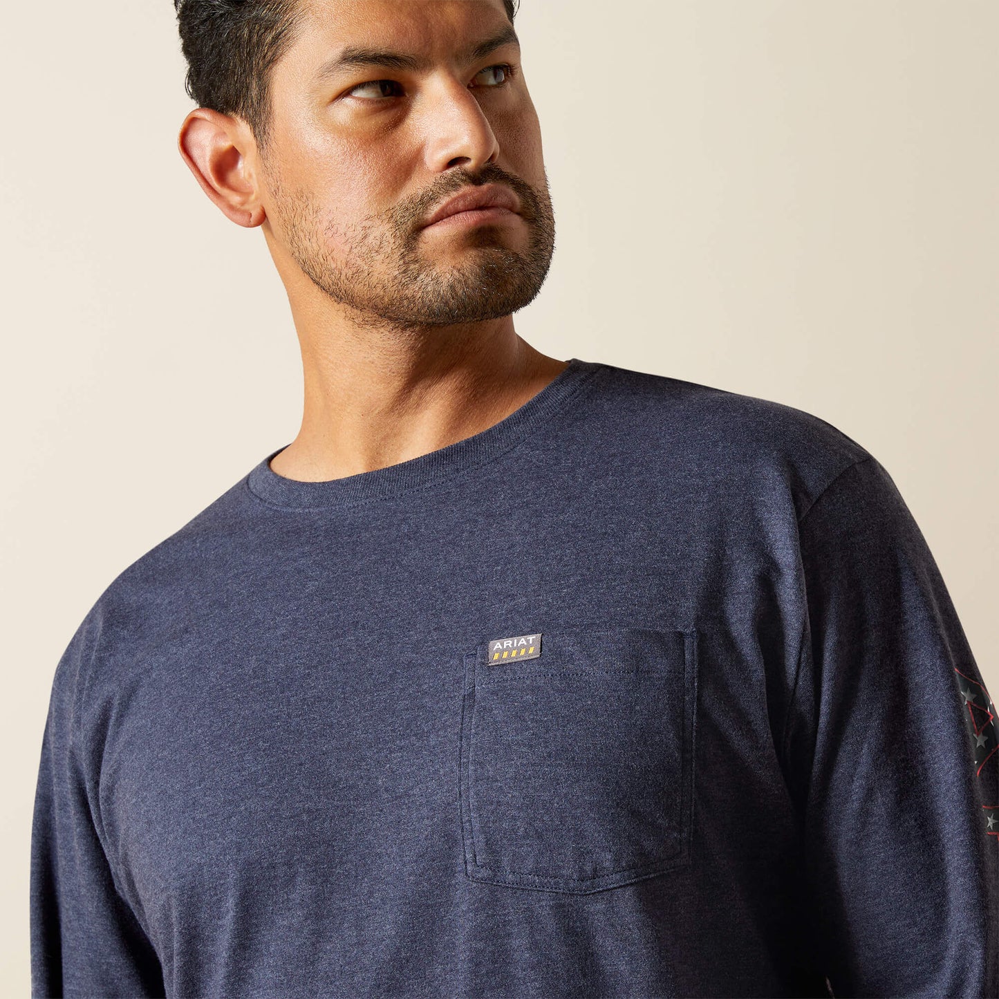 Ariat Rebar Cotton Strong Standard Logo Pocket T-Shirt