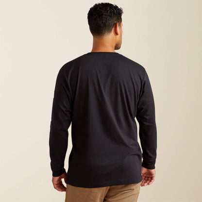 Ariat Rebar Cotton Strong Standard Logo Pocket T-Shirt