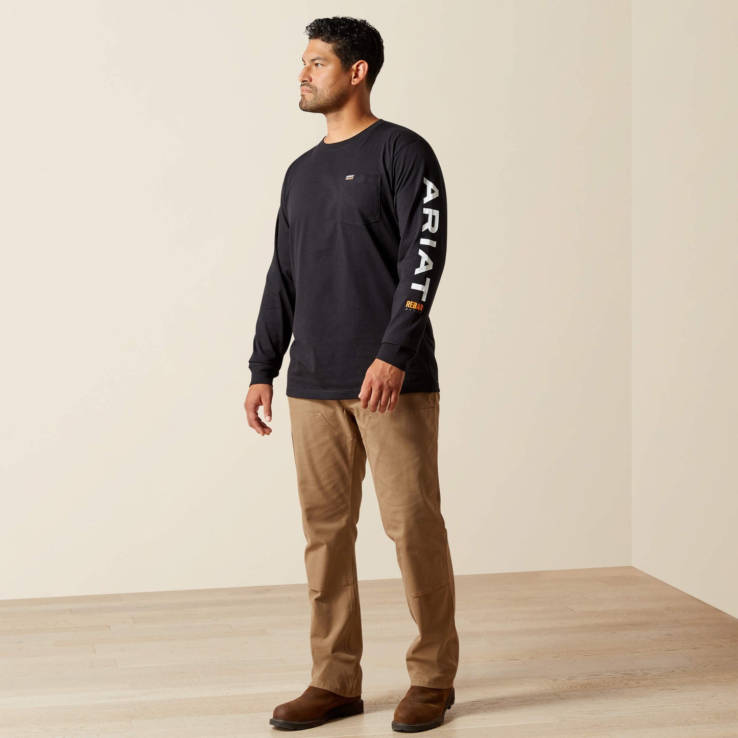 Ariat Rebar Cotton Strong Standard Logo Pocket T-Shirt