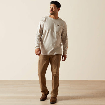 Ariat Rebar Cotton Strong Standard Logo Pocket T-Shirt
