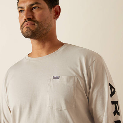 Ariat Rebar Cotton Strong Standard Logo Pocket T-Shirt