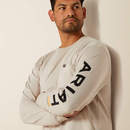 Ariat Rebar Cotton Strong Standard Logo Pocket T-Shirt