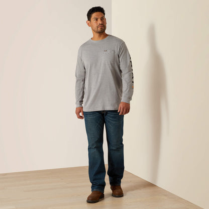 Ariat Rebar Cotton Strong Standard Logo Pocket T-Shirt
