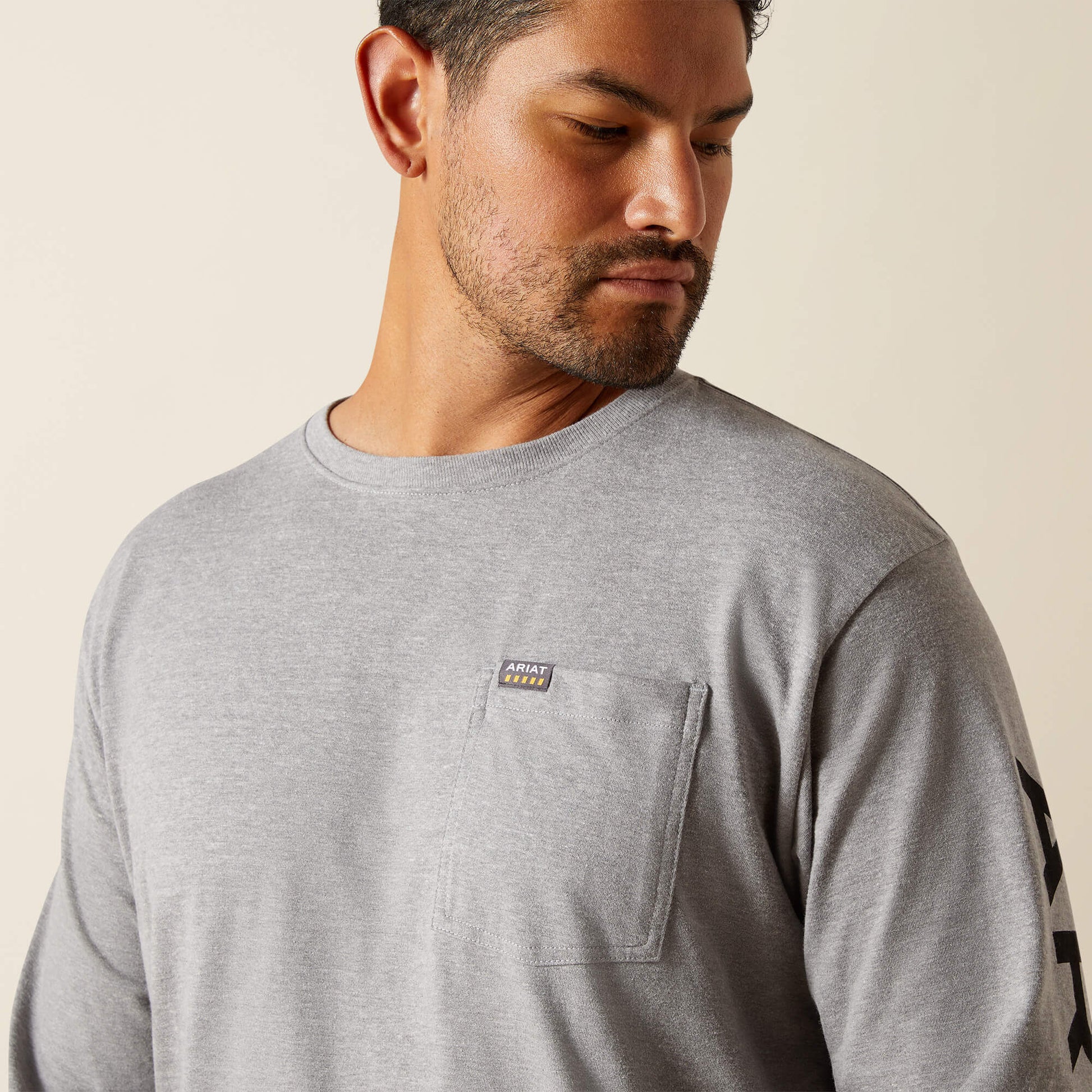 Ariat Rebar Cotton Strong Standard Logo Pocket T-Shirt