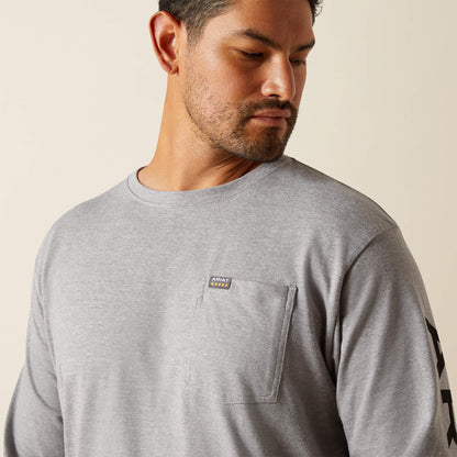 Ariat Rebar Cotton Strong Standard Logo Pocket T-Shirt