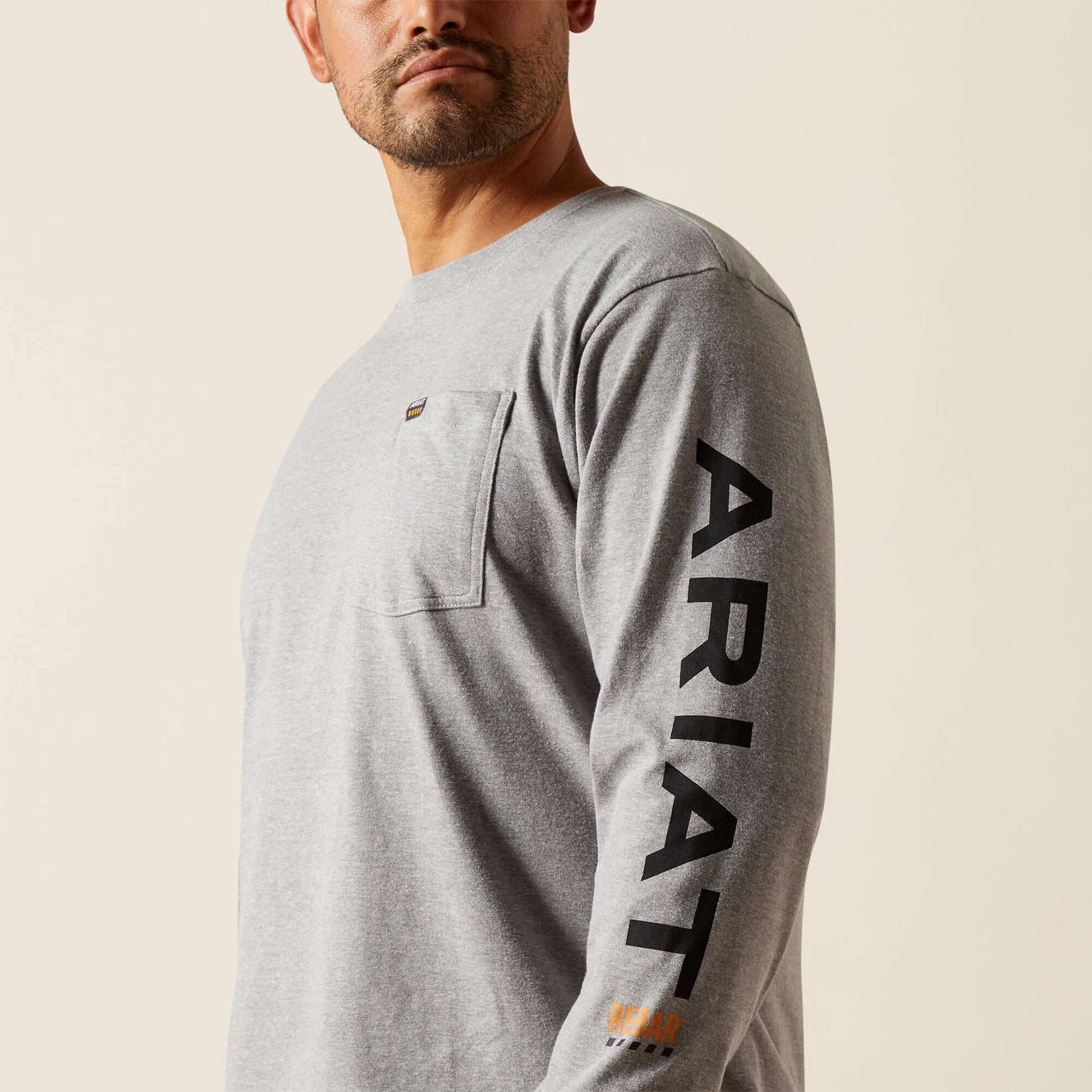 Ariat Rebar Cotton Strong Standard Logo Pocket T-Shirt