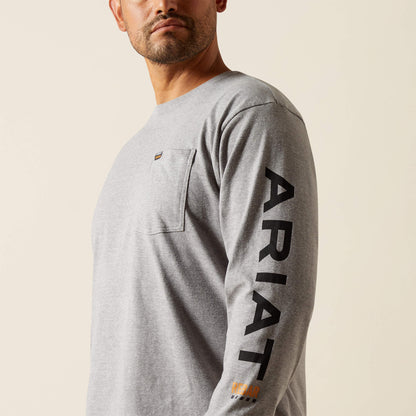 Ariat Rebar Cotton Strong Standard Logo Pocket T-Shirt