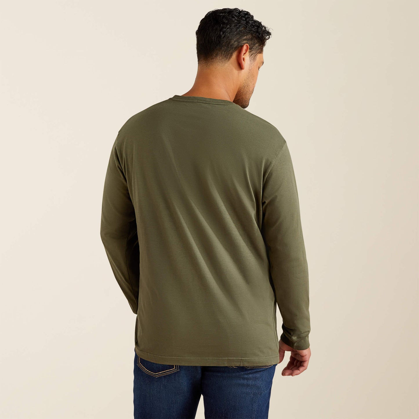 Ariat Rebar Cotton Strong Standard Logo Pocket T-Shirt