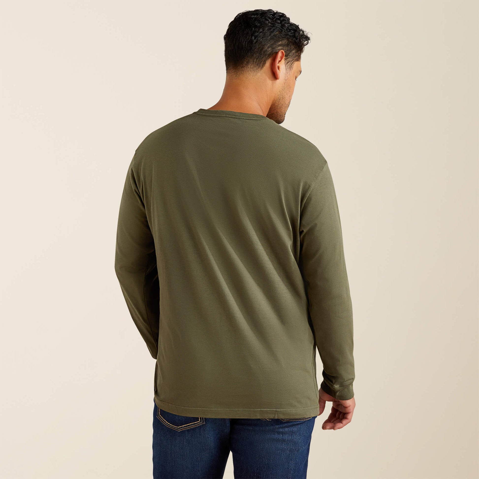 Ariat Rebar Cotton Strong Standard Logo Pocket T-Shirt
