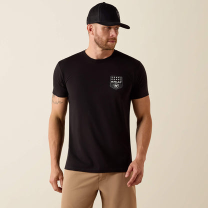 Ariat Ariat Stripe Patriotic Badge T-Shirt