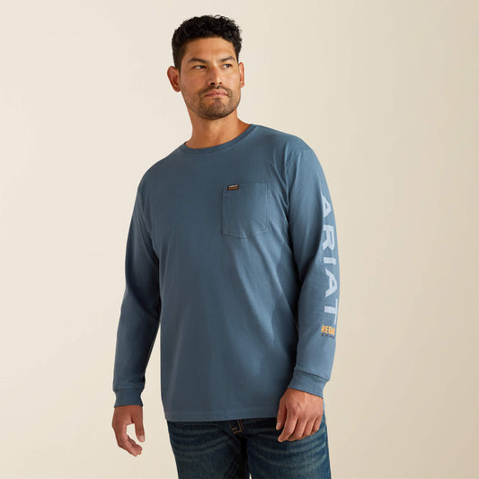 Ariat Rebar Cotton Strong Standard Logo Pocket T-Shirt