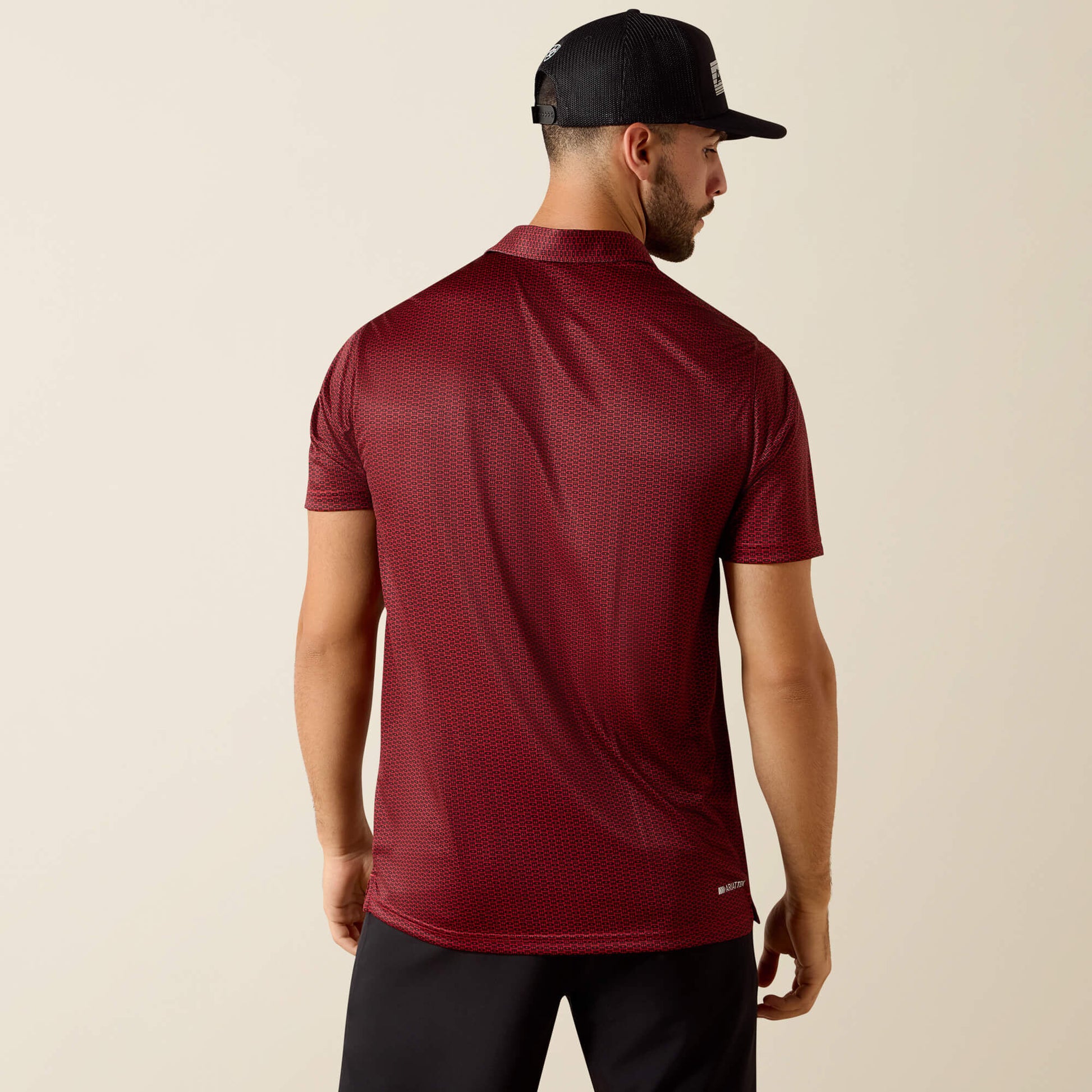 Ariat All Over Print Fitted Polo