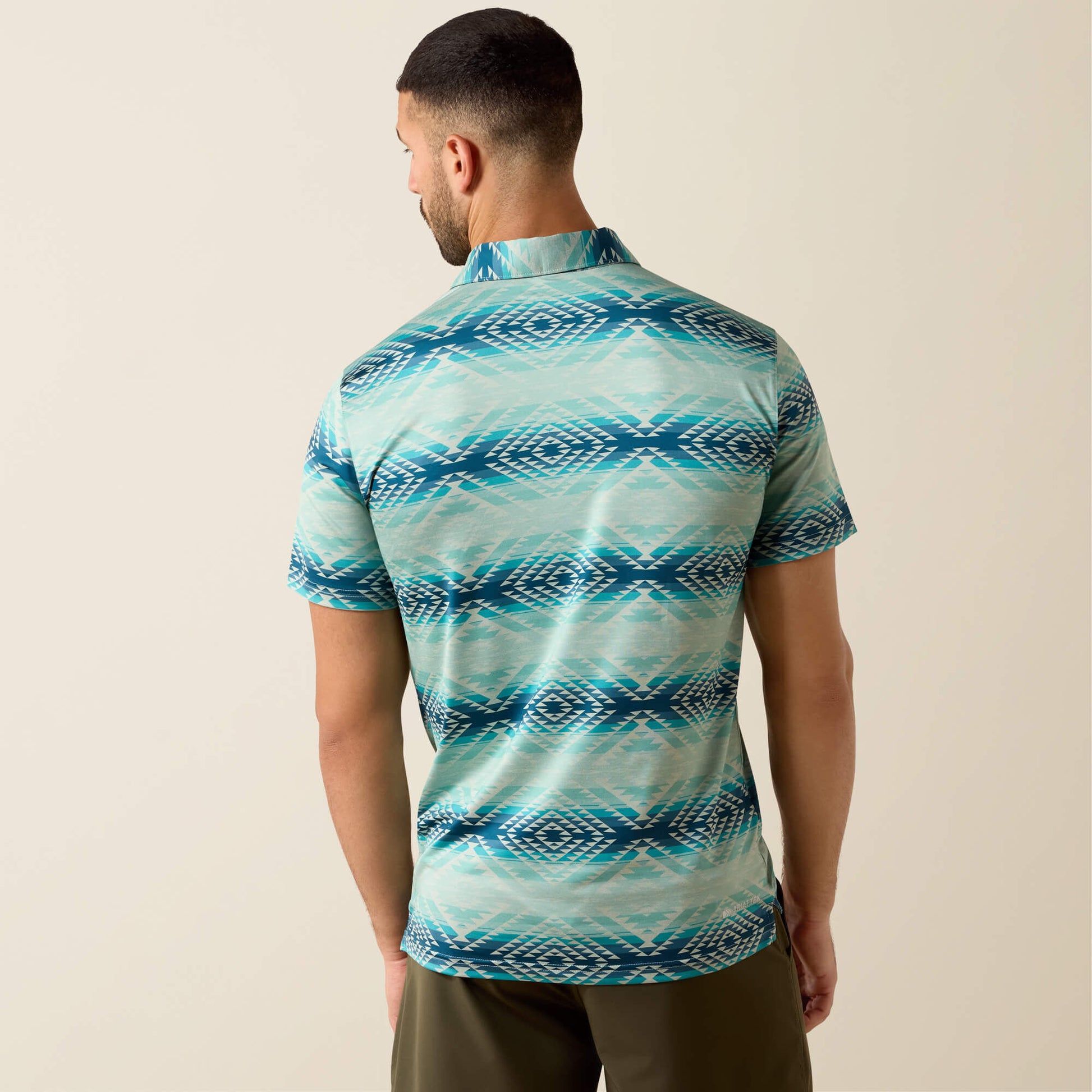 Ariat All Over Print Heathered Classic Fit Polo