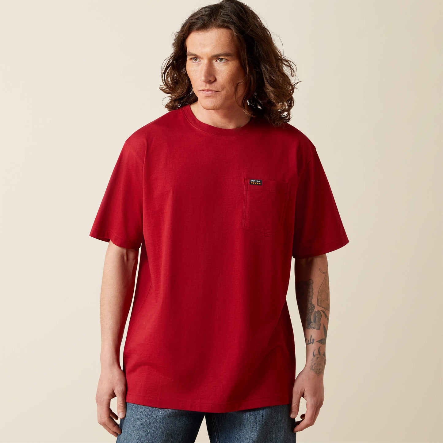 Ariat Rebar Cotton Strong Standard Pocket T-Shirt