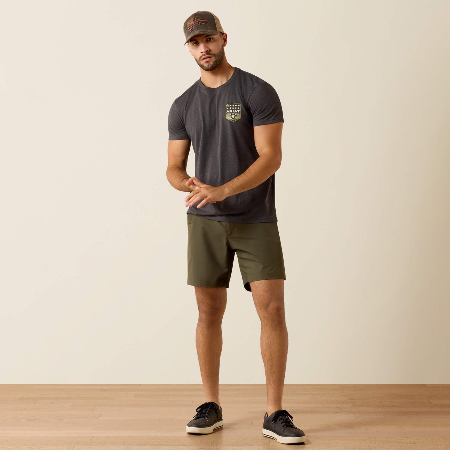Ariat Ariat Stripe Patriotic Badge T-Shirt