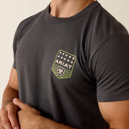 Ariat Ariat Stripe Patriotic Badge T-Shirt
