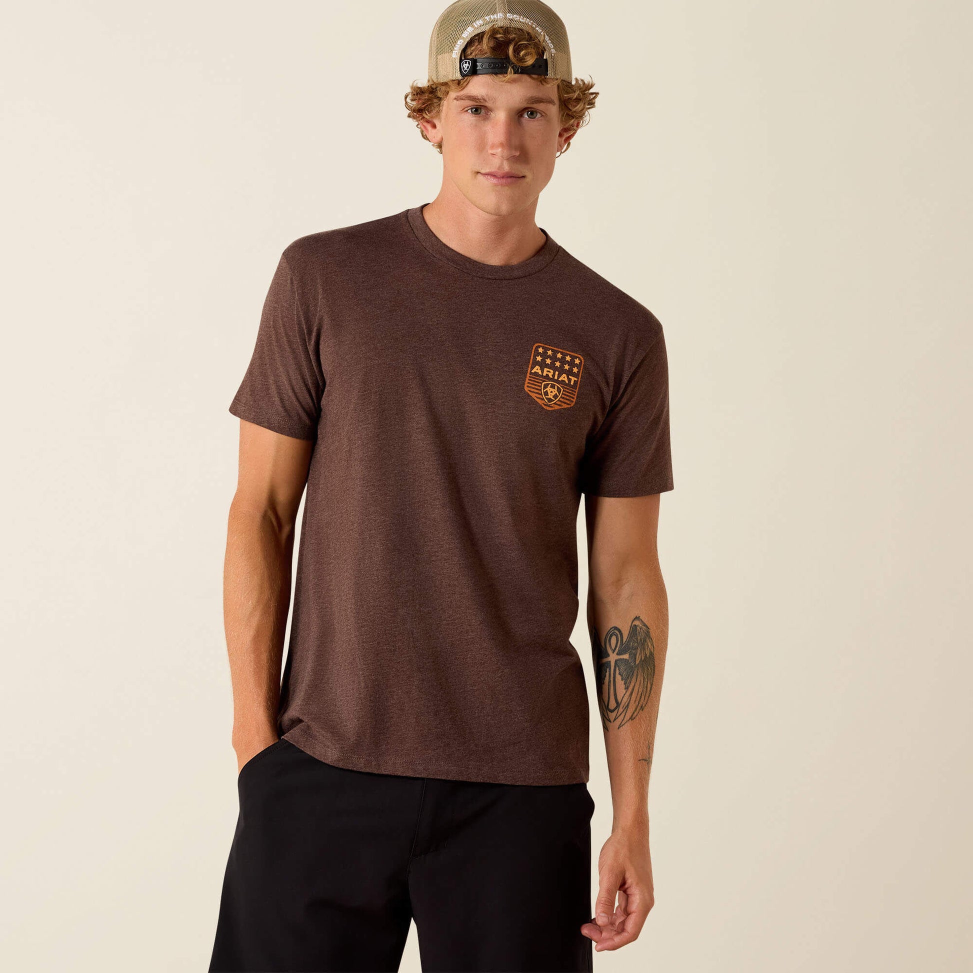Ariat Ariat Stripe Patriotic Badge T-Shirt