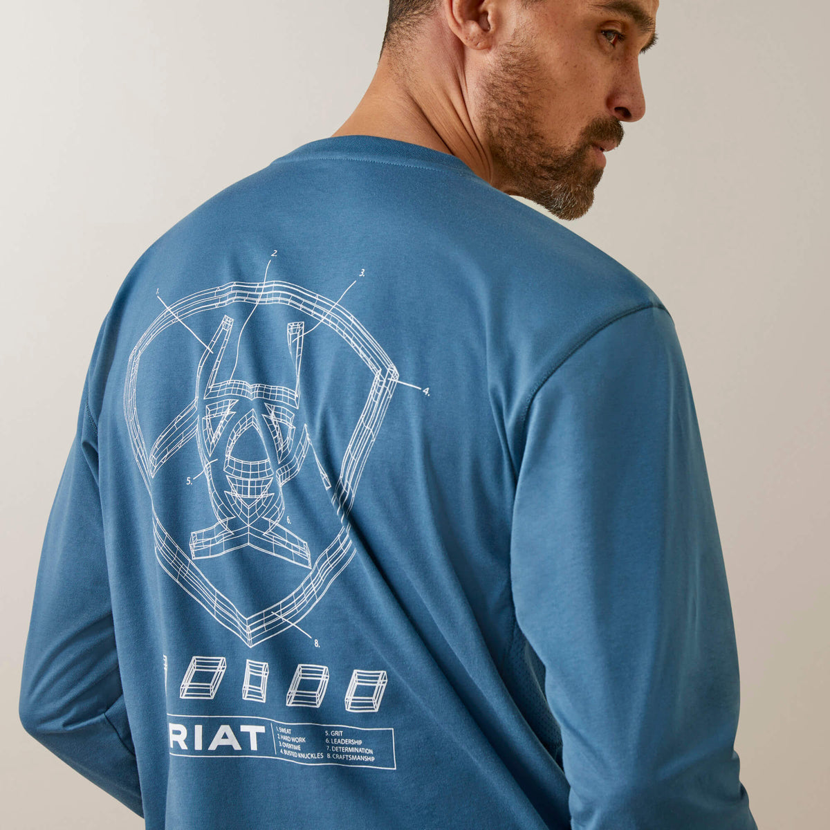 Ariat Rebar Workman Blueprint
