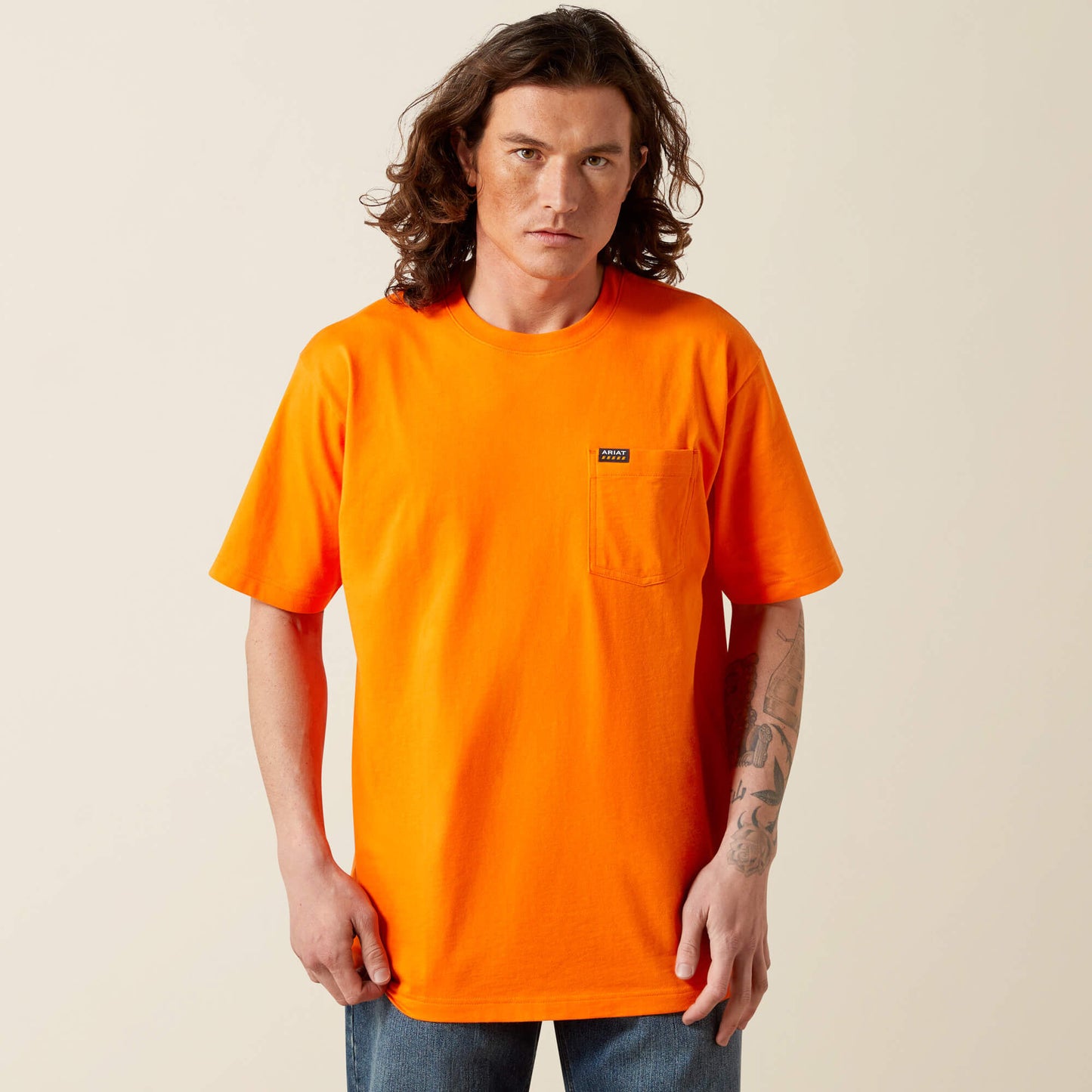 Ariat Rebar Cotton Strong Standard Pocket T-Shirt