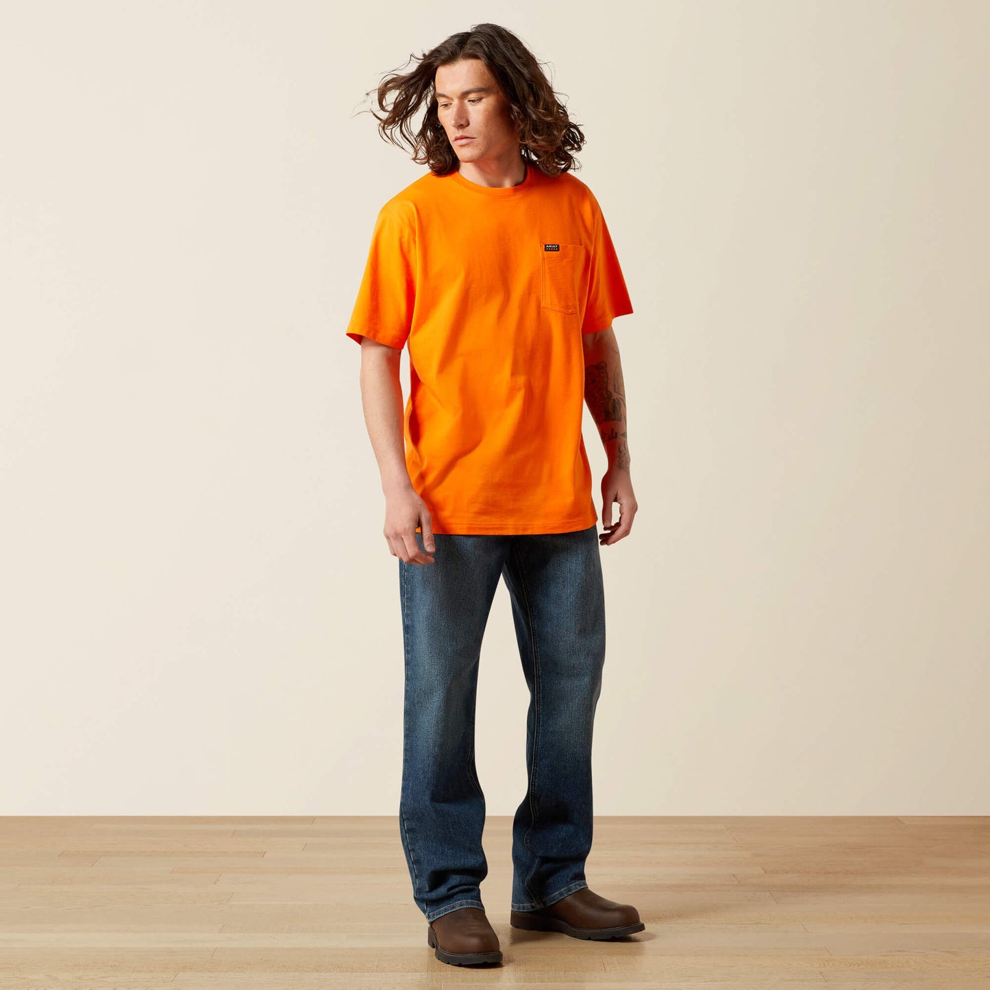 Ariat Rebar Cotton Strong Standard Pocket T-Shirt