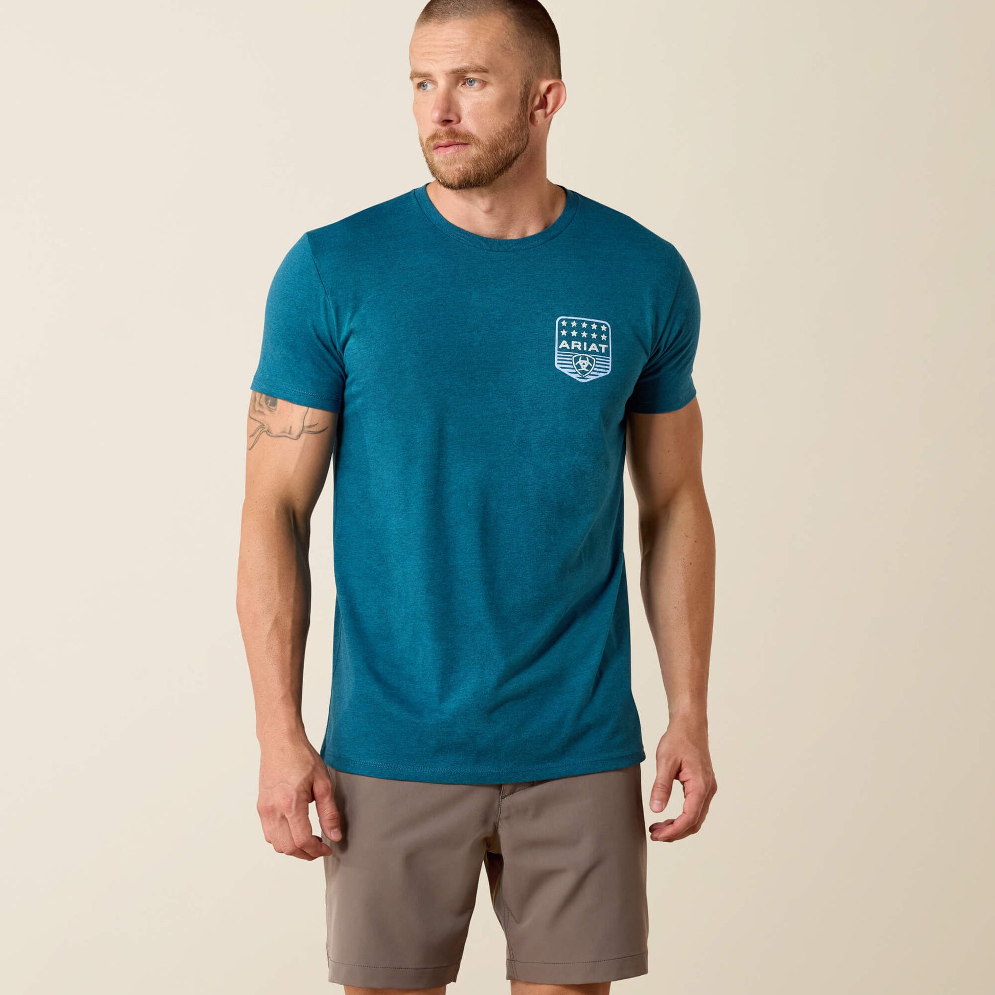 Ariat Ariat Stripe Patriotic Badge T-Shirt