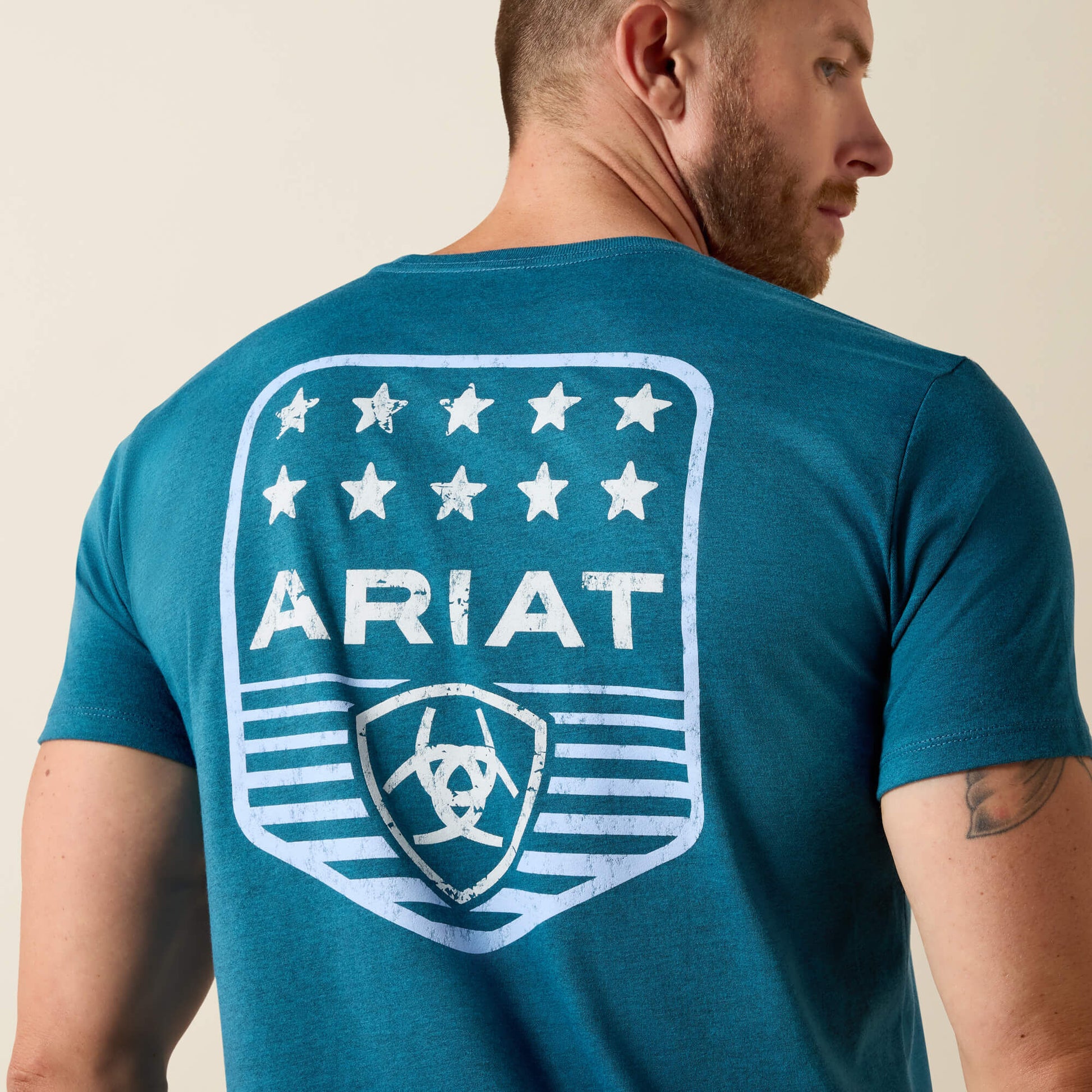 Ariat Ariat Stripe Patriotic Badge T-Shirt