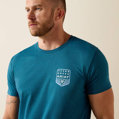 Ariat Ariat Stripe Patriotic Badge T-Shirt