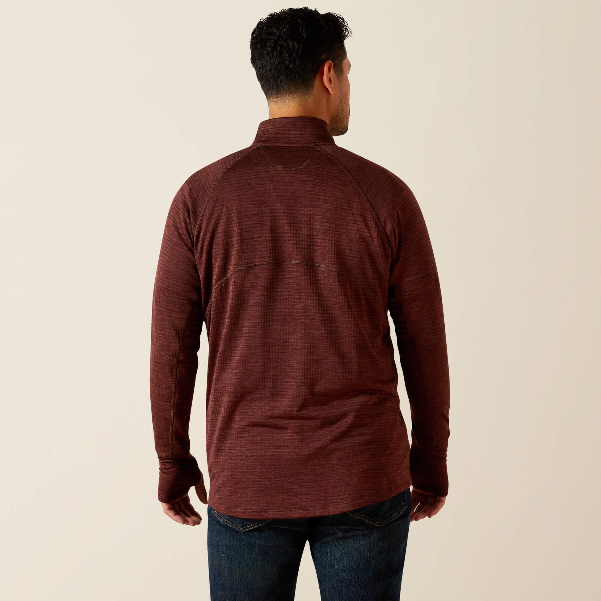 Ariat Rebar Gridwork Baselayer 1/4 Zip T-Shirt