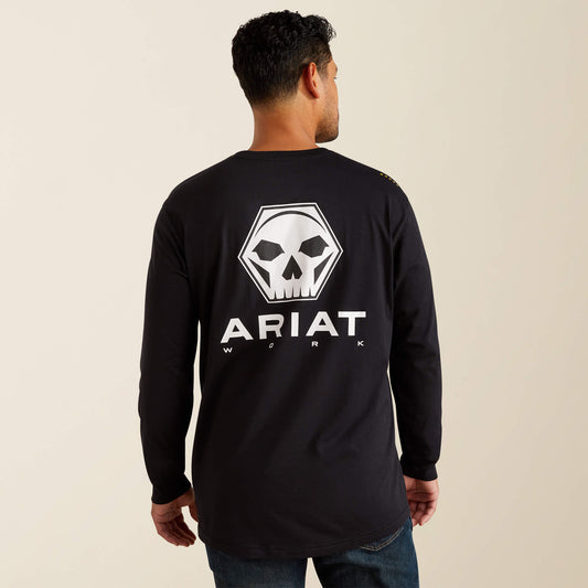 Ariat Rebar Workman Bolt Skull T-Shirt
