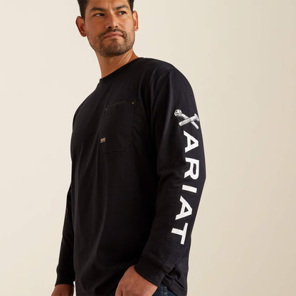 Ariat Rebar Workman Bolt Skull T-Shirt