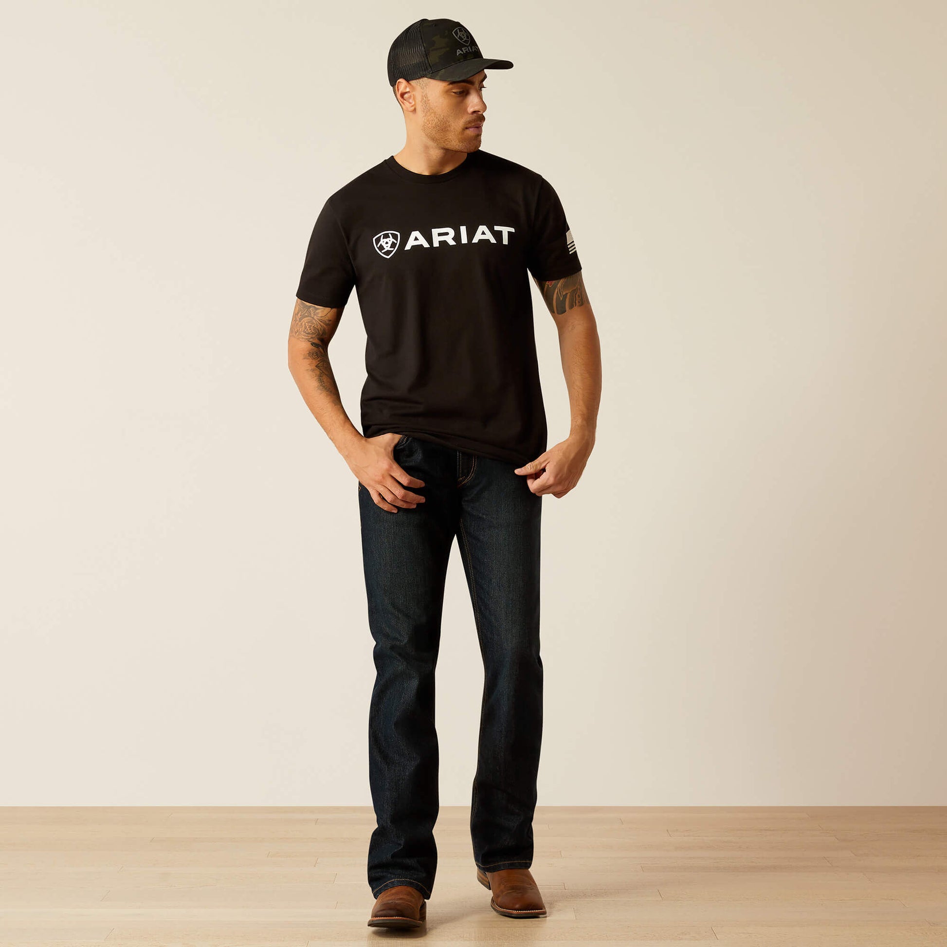Ariat Ariat Shield Flag T-Shirt