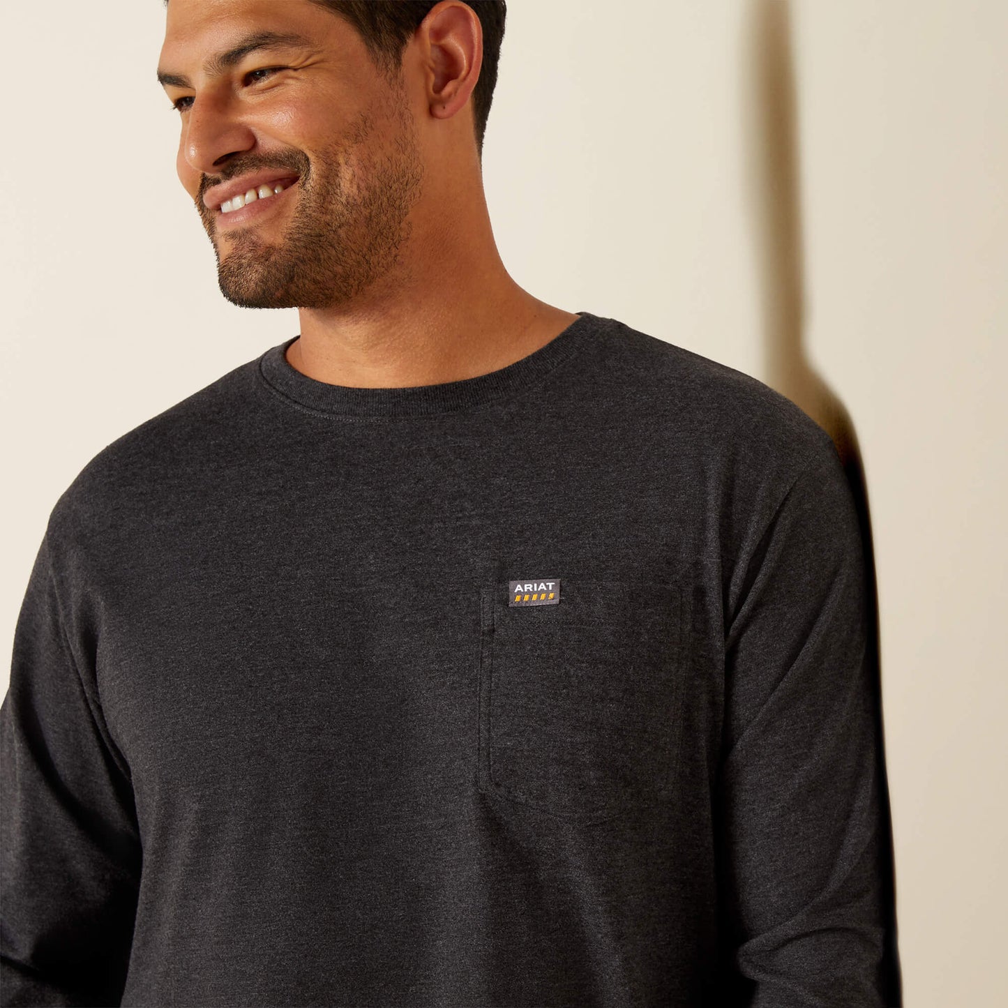 Ariat Rebar Cotton Strong Standard Logo Pocket T-Shirt