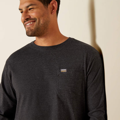 Ariat Rebar Cotton Strong Standard Logo Pocket T-Shirt