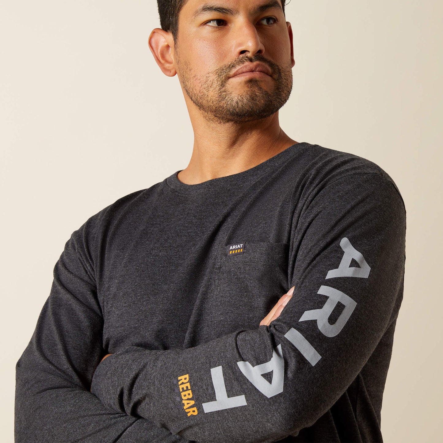 Ariat Rebar Cotton Strong Standard Logo Pocket T-Shirt