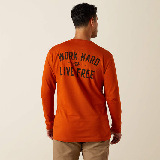 Ariat Rebar Cotton Strong WHLF T-Shirt