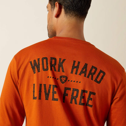 Ariat Rebar Cotton Strong WHLF T-Shirt