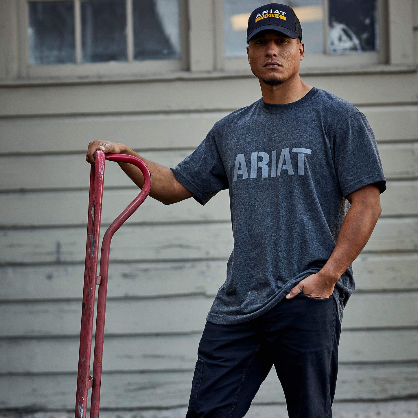 Ariat Rebar Cotton Strong Block