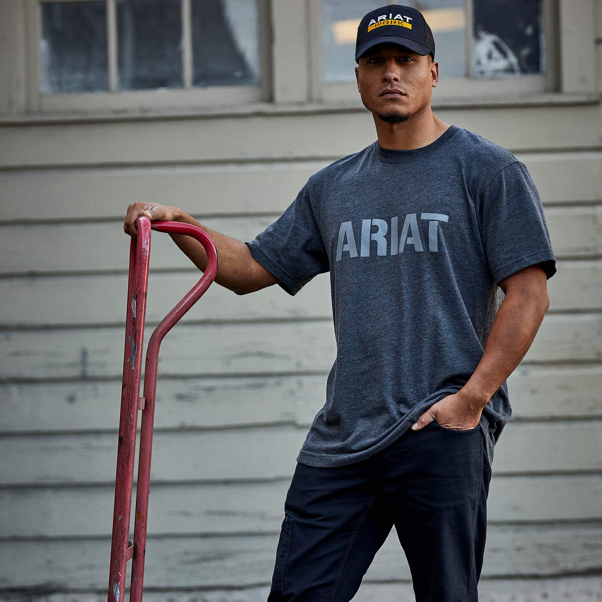 Ariat Rebar Cotton Strong Block