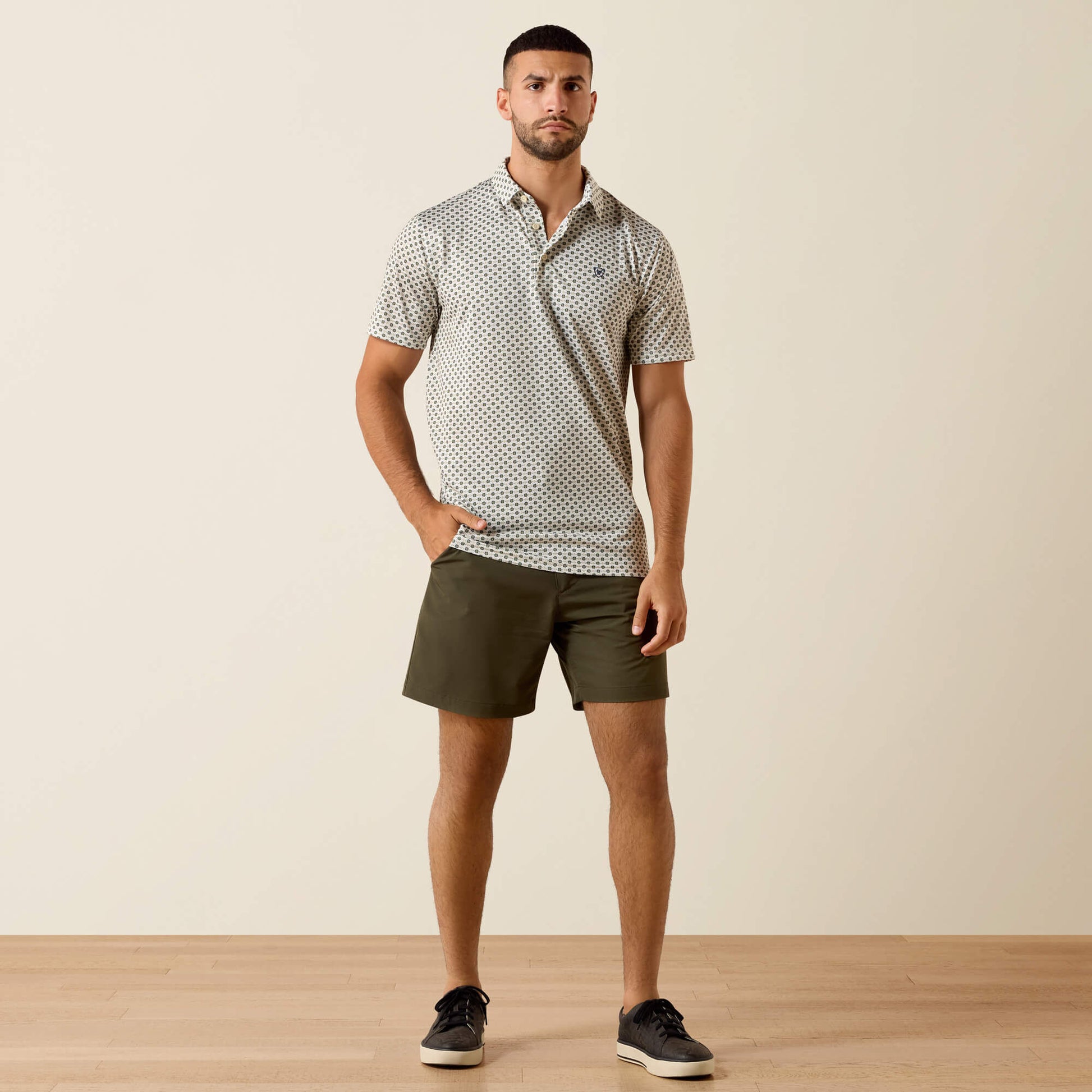 Ariat All Over Print Classic Fit Polo