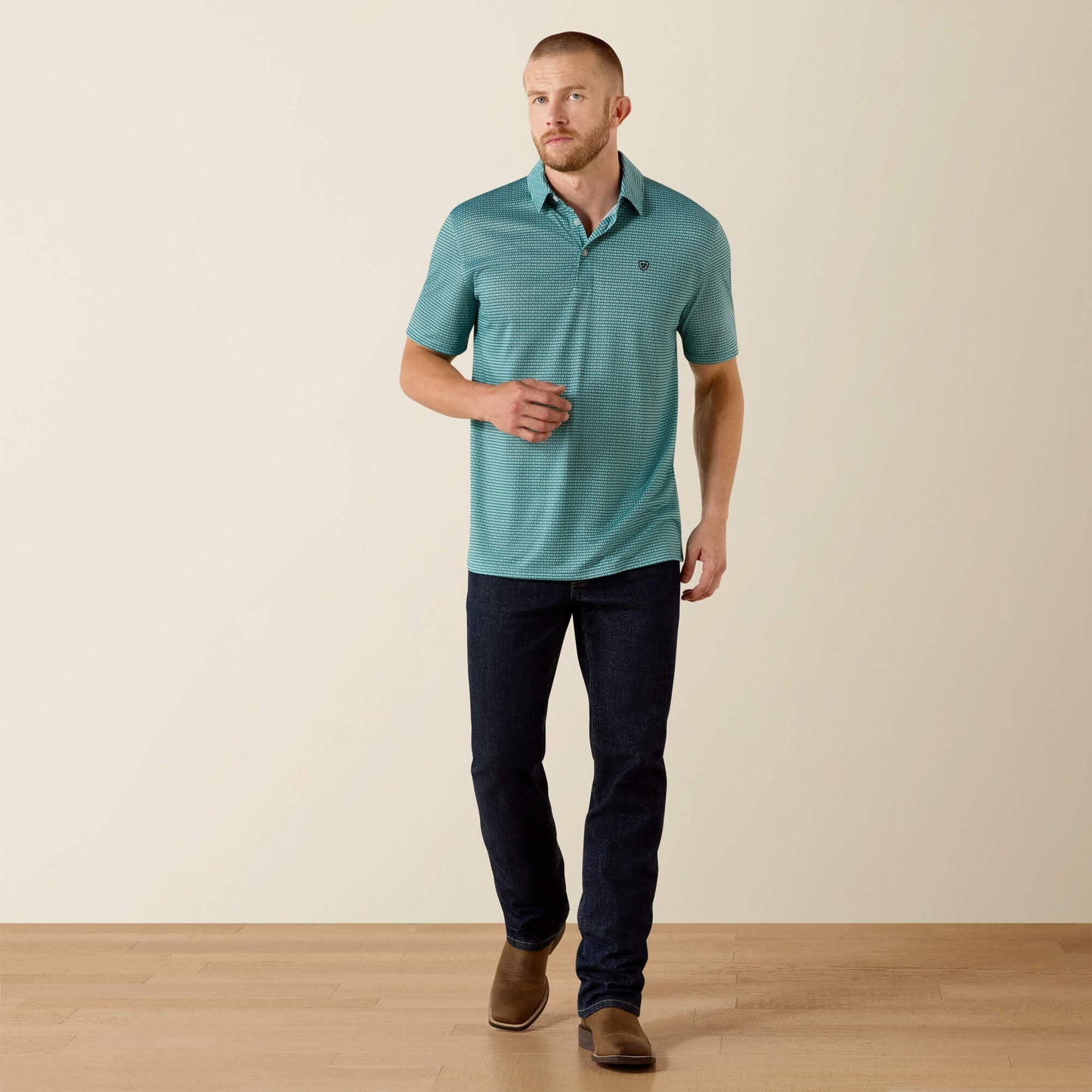 Ariat All Over Print Classic Fit Polo