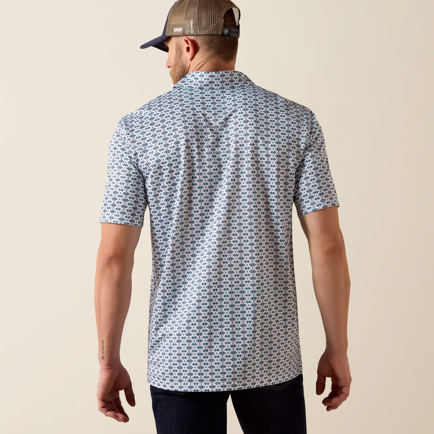 Ariat All Over Print Classic Fit Polo