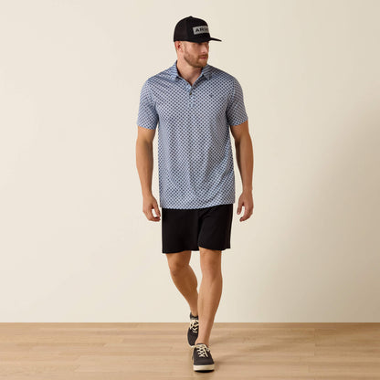 Ariat All Over Print Fitted Polo