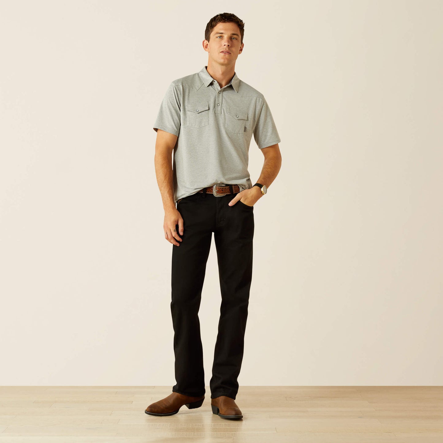 Ariat Retro Western Snap Polo