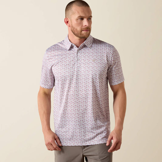 Ariat All Over Print Classic Fit Polo