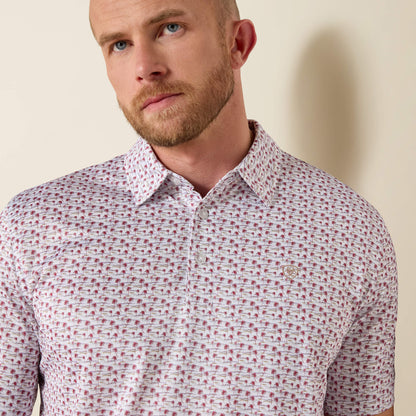 Ariat All Over Print Classic Fit Polo