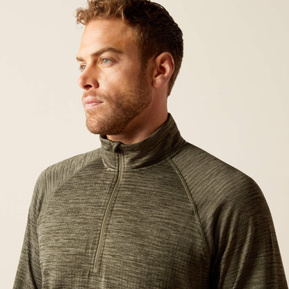 Ariat Rebar Gridwork Baselayer 1/4 Zip T-Shirt